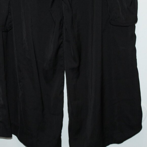 MNG Suit Black Trouser Dress Pants With Outer Pockets Size 2 - Picture 9 of 11